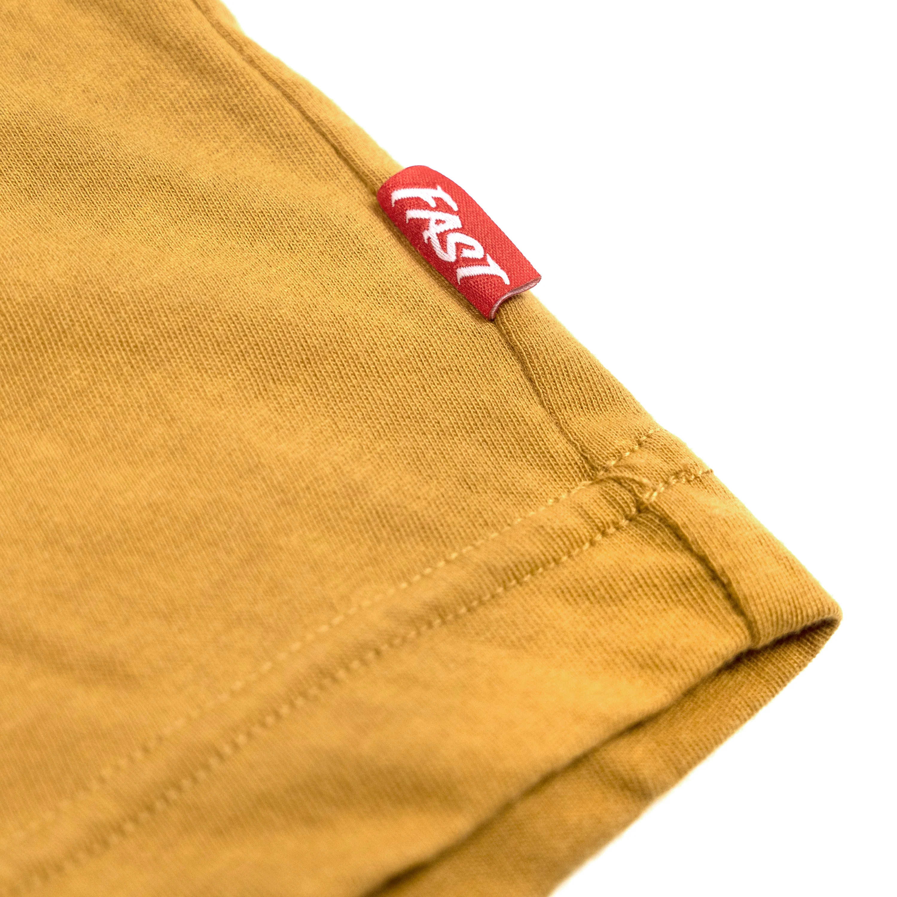 Fasthouse Hierarchy Short Sleeve Tech Tee - Vintage Gold - Image 5