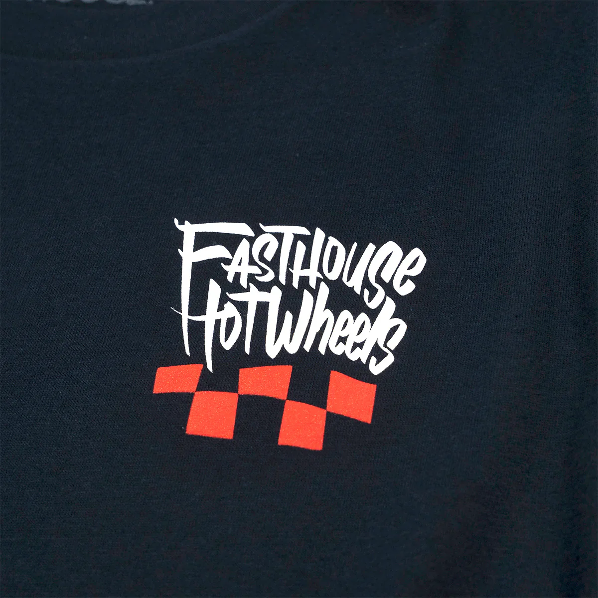 Fasthouse Hot Wheels Verve Tee - Youth - Midnight Navy - Image 3