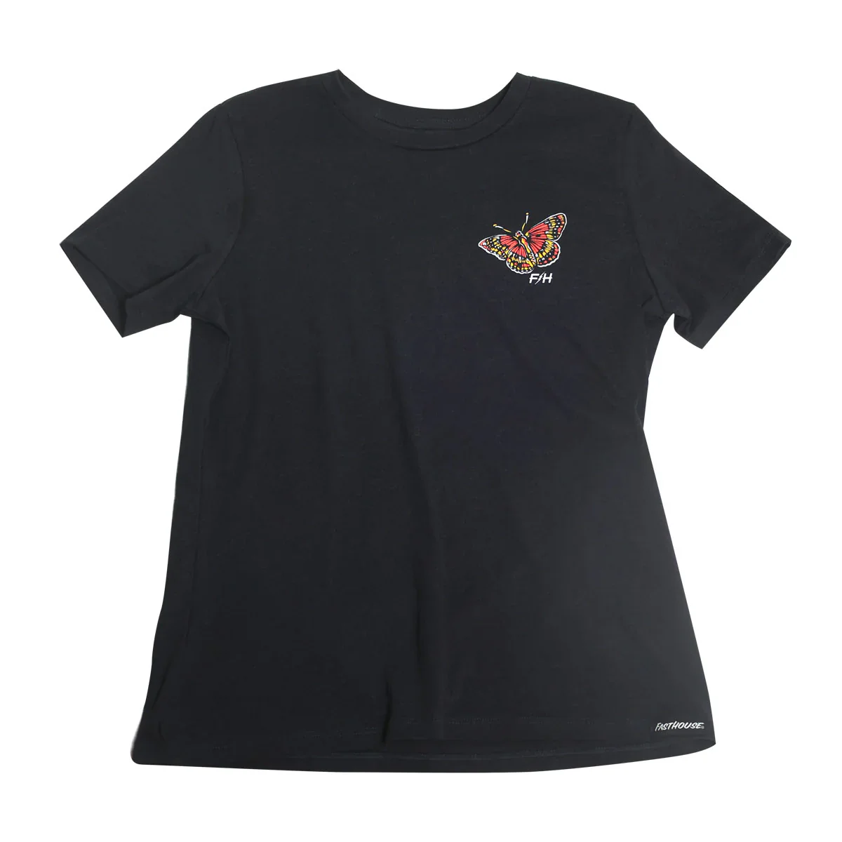 Fasthouse Illusion Tee - Womens - Black Slub - Image 2