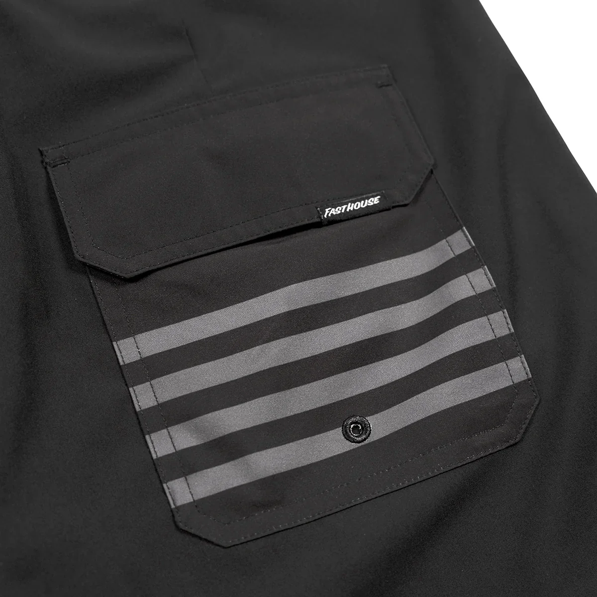 Fasthouse Legend 21" 3 Pocket Solid Boardshort - Black - Image 8