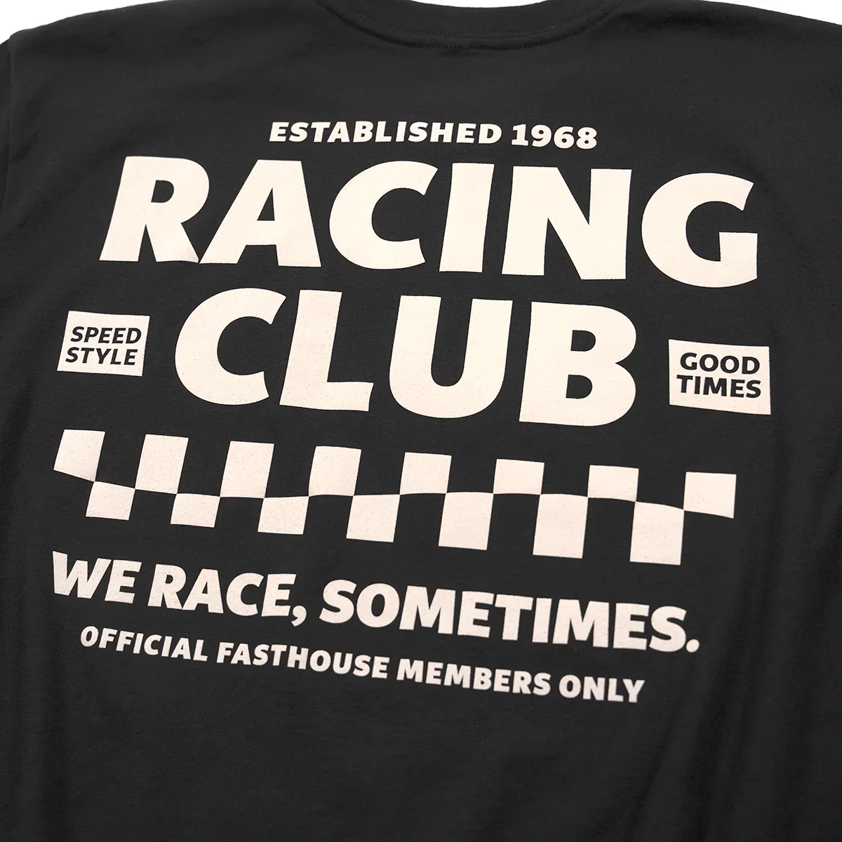 Fasthouse Members Only Crop Tee - Womens - Black - Image 4