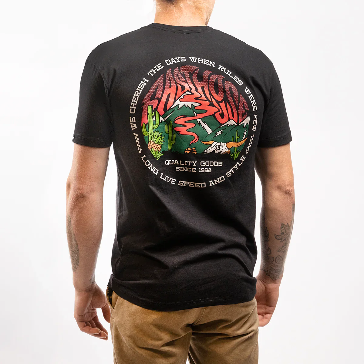 Fasthouse Nomad Tee - Black - Image 3