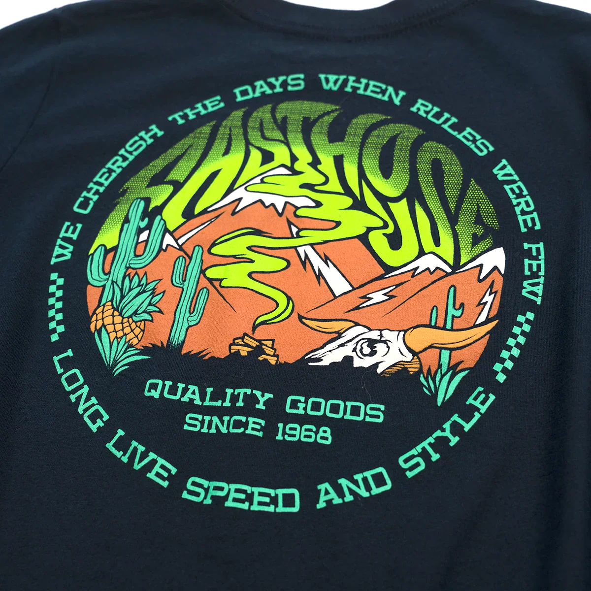 Fasthouse Nomad Tee - Youth - Midnight Navy - Image 5