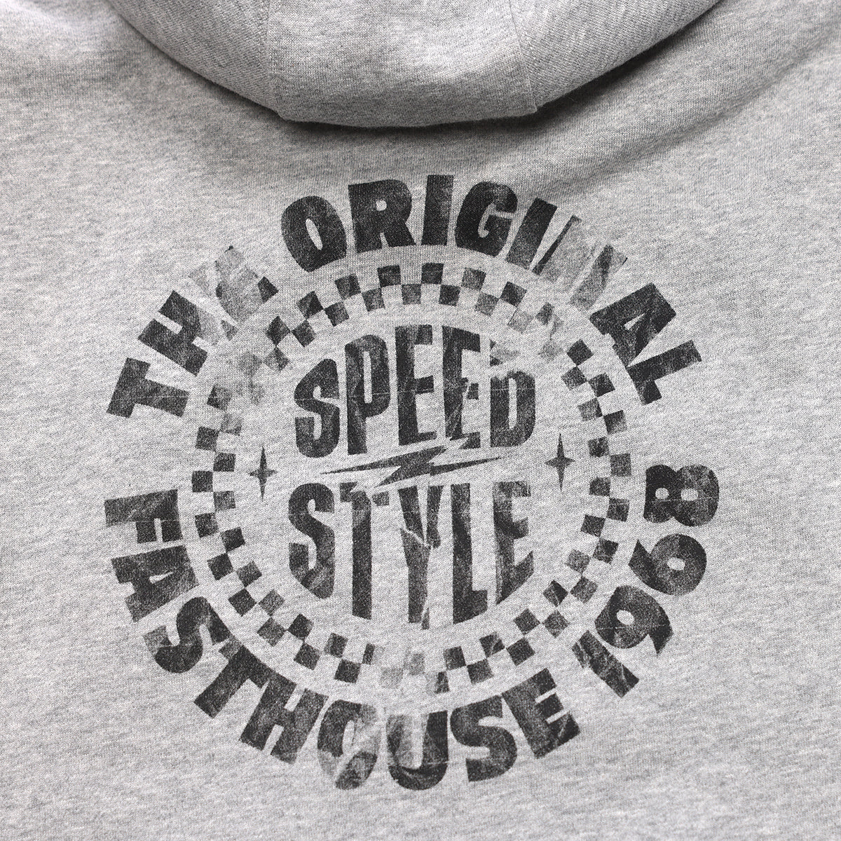 Fasthouse Origin Hooded Pullover - Youth - Heather Gray - Image 4