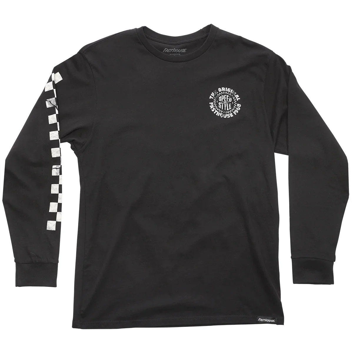 Fasthouse Origin Long Sleeve Tee - Black - Image 4