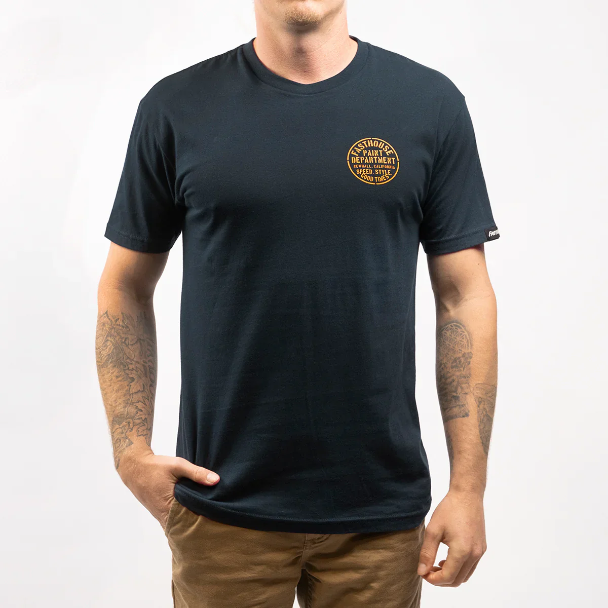 Fasthouse Paint Dept Tee - Navy - Image 2
