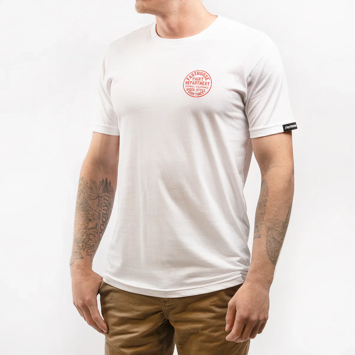 Fasthouse Paint Dept Tee - White - Image 2