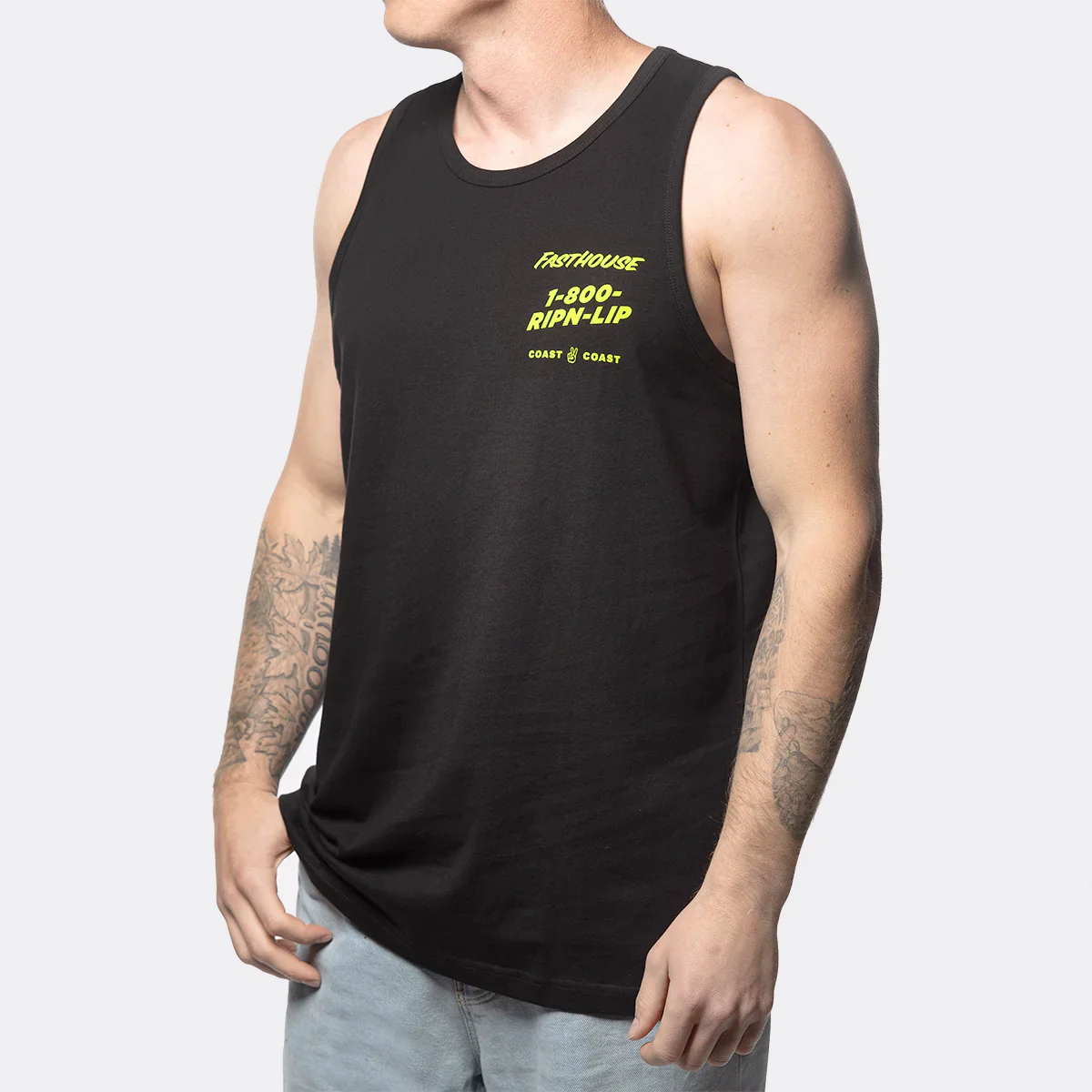 Fasthouse Panama Tank - Black - Image 3