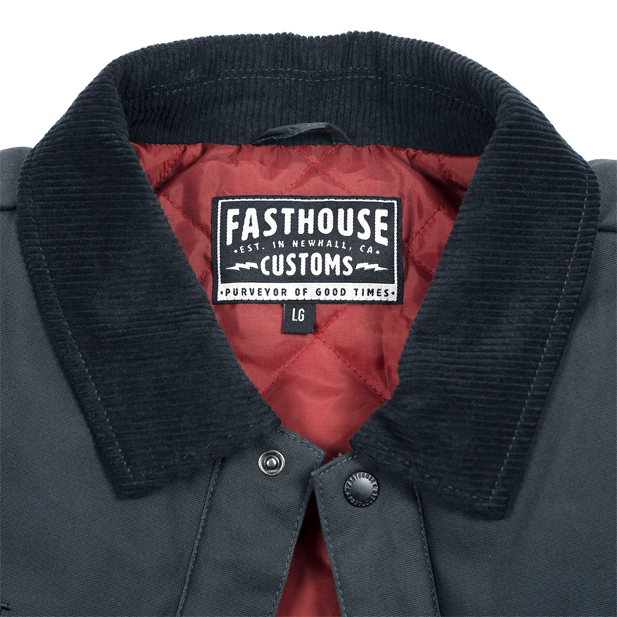 Fasthouse Prospector Puffer Jacket - Smoked Navy - Image 7