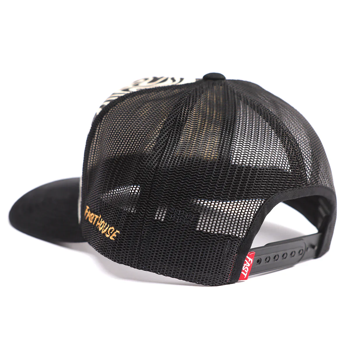 Fasthouse Smoke Show Hat - Black-White Swirl - Image 2