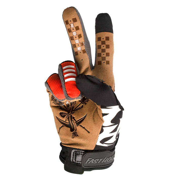 Fasthouse Speed Style Bereman Glove - Black-Infrared - Image 3