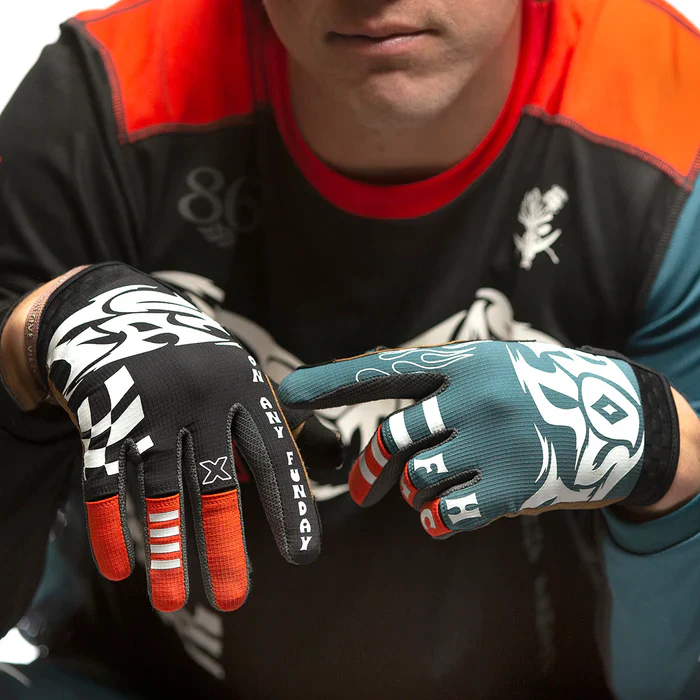 Fasthouse Speed Style Bereman Glove - Black-Infrared - Image 5