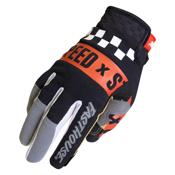 Fasthouse Speed Style Domingo Glove - Youth - Gray-Black