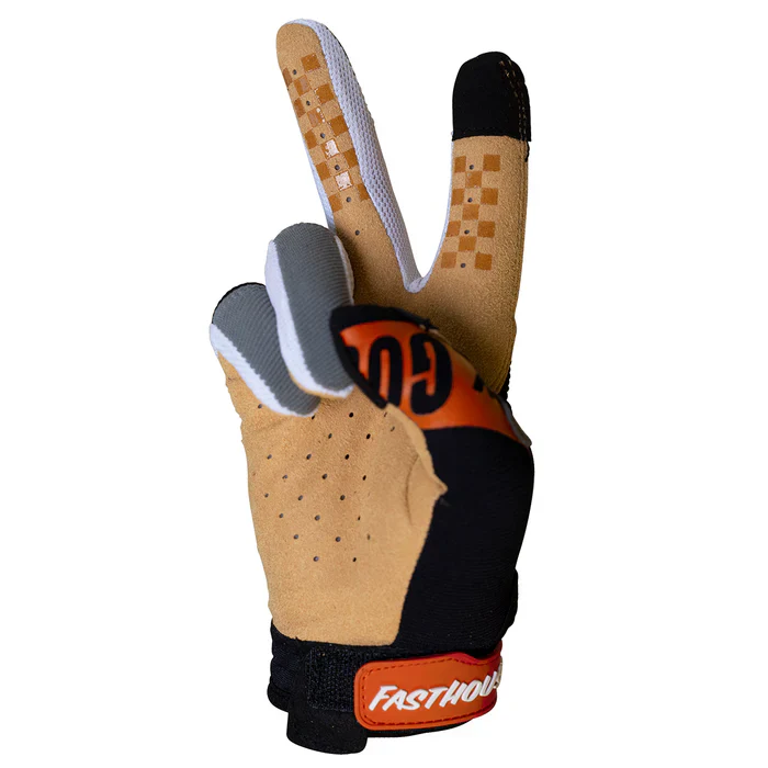 Fasthouse Speed Style Domingo Glove - Youth - Gray-Black - Image 2