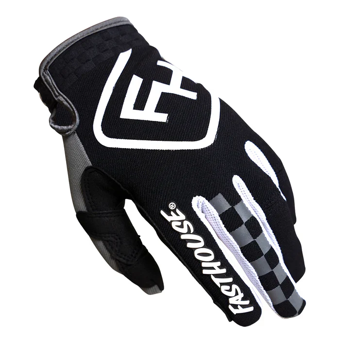 Fasthouse Speed Style Legacy Glove - Youth - Black-Gray - Image 3