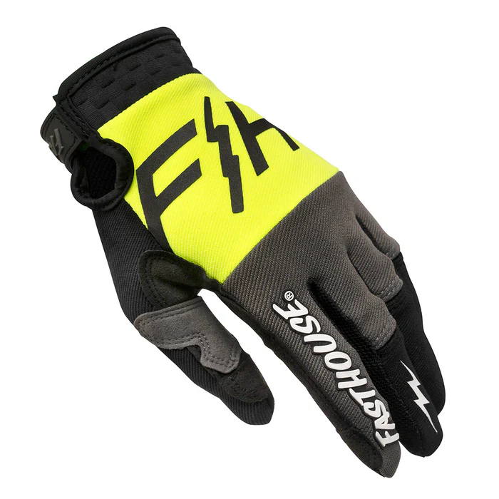 Fasthouse Speed Style Omega Glove - High Viz-Gray - Image 2