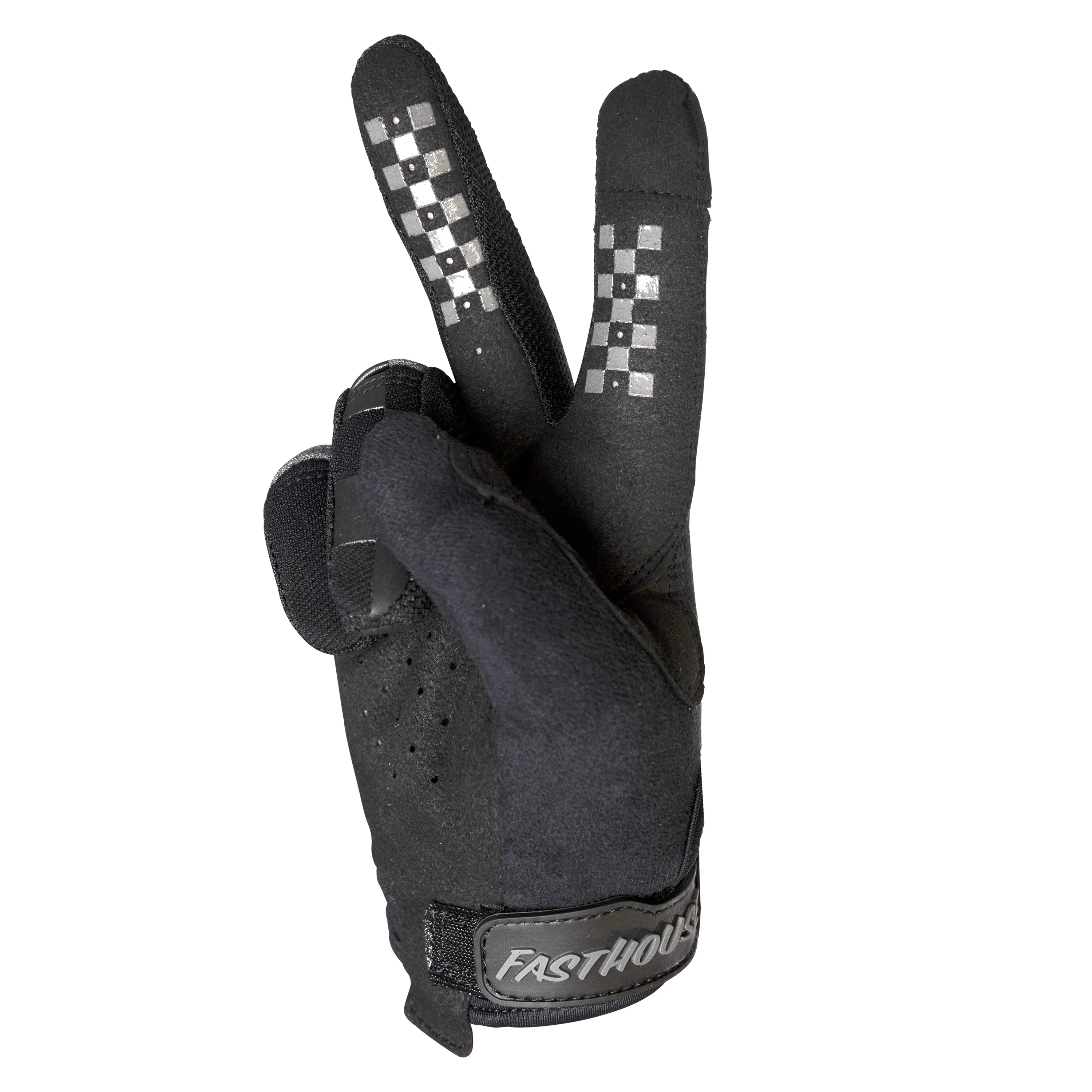 Fasthouse Speed Style Ridgeline MTB Glove - Gray-Black - Image 3