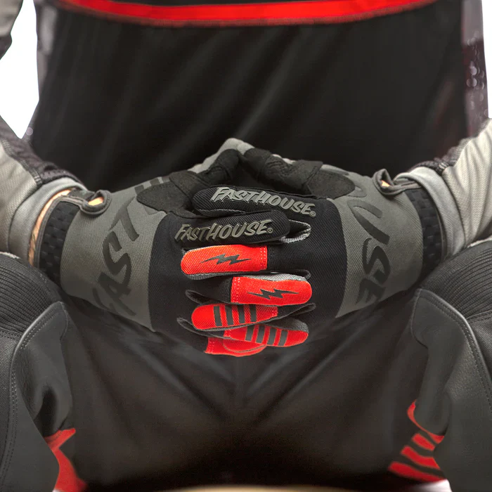 Fasthouse Speed Style Sector Glove - Youth - Gray-Black - Image 4