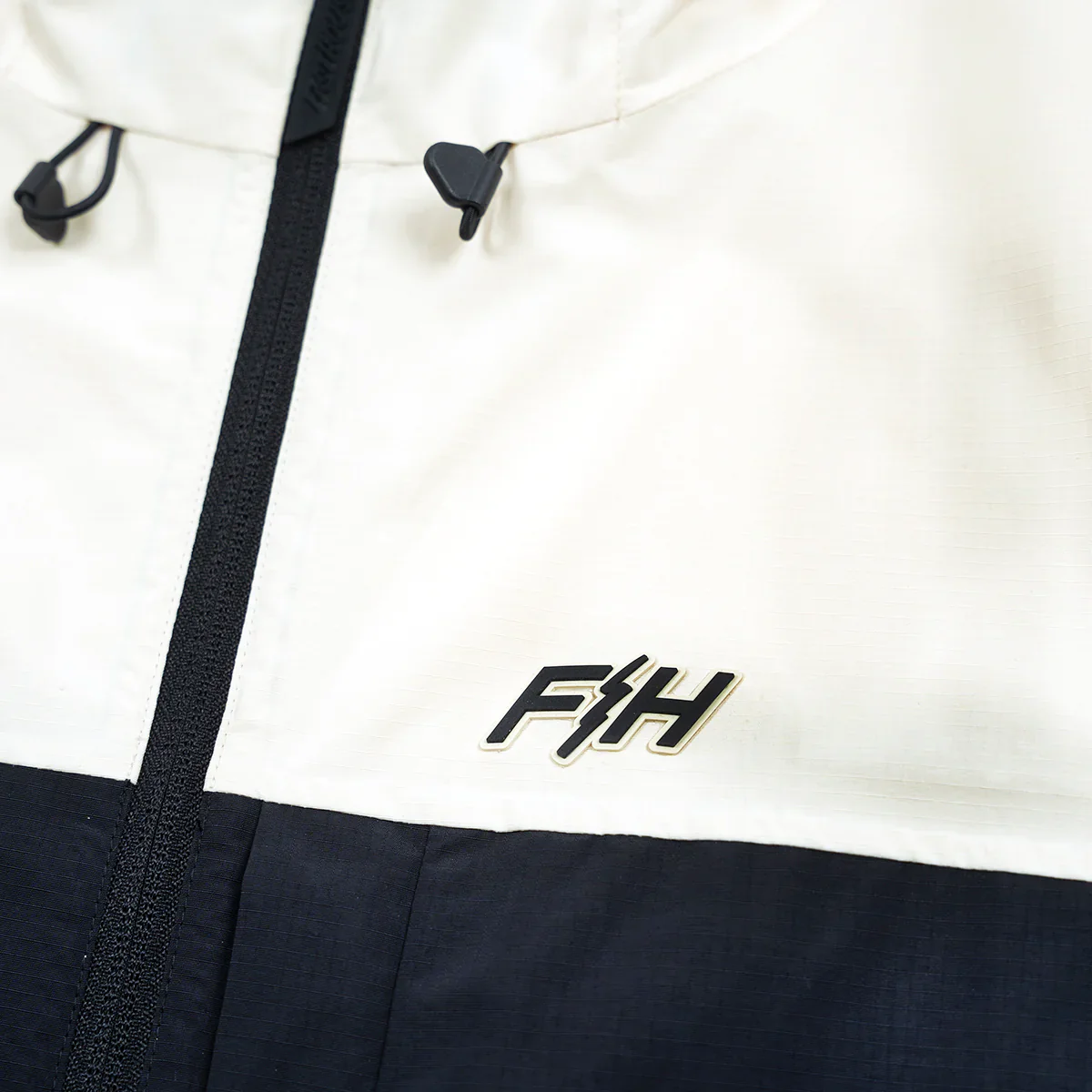 Fasthouse Statement Packable Windbreaker - Natural-Black - Image 8