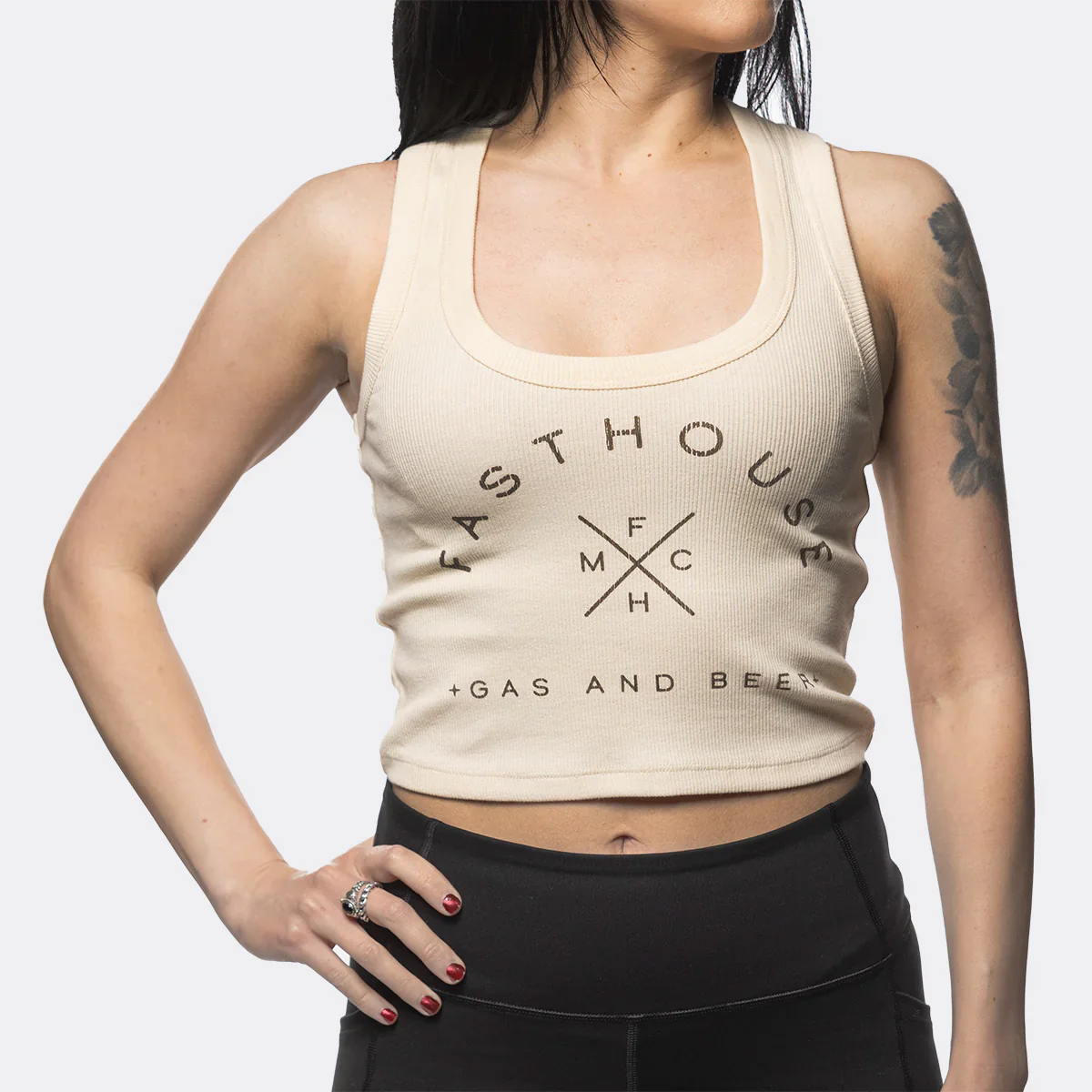 Fasthouse Theory Tank - Womens - Natural - Image 2