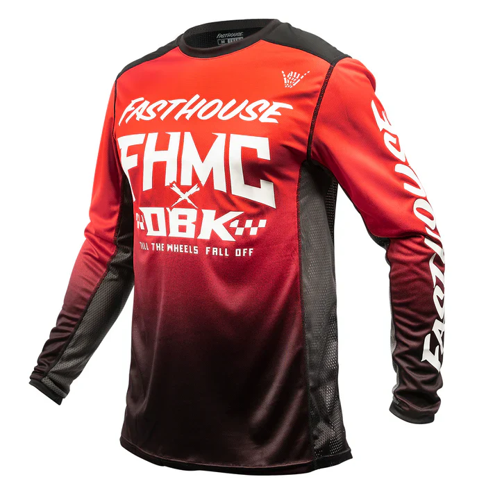 Fasthouse Twitch Jersey - Red-Black