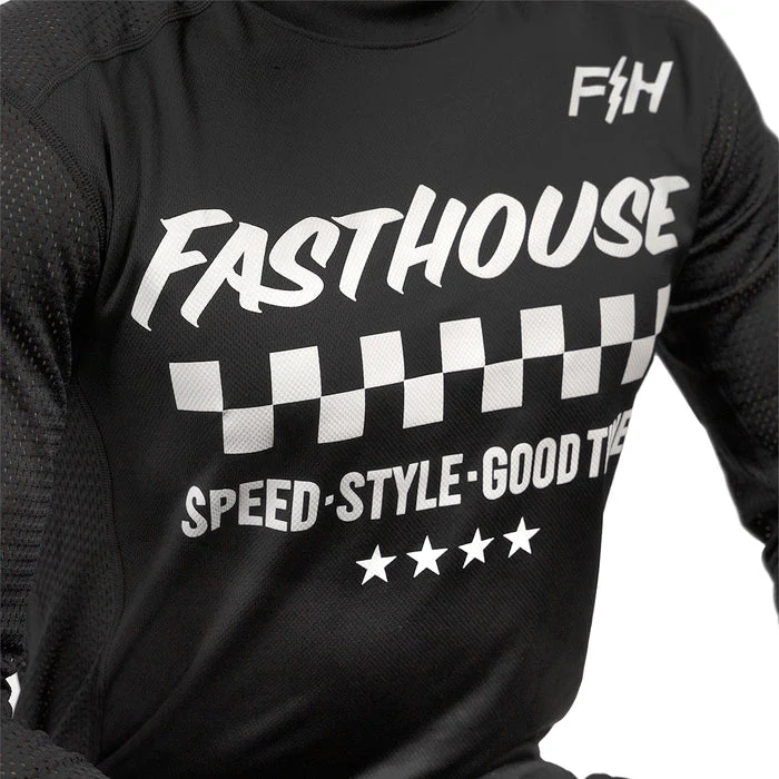 Fasthouse USA Air Cooled Originals Jersey - Youth - Black - Image 5