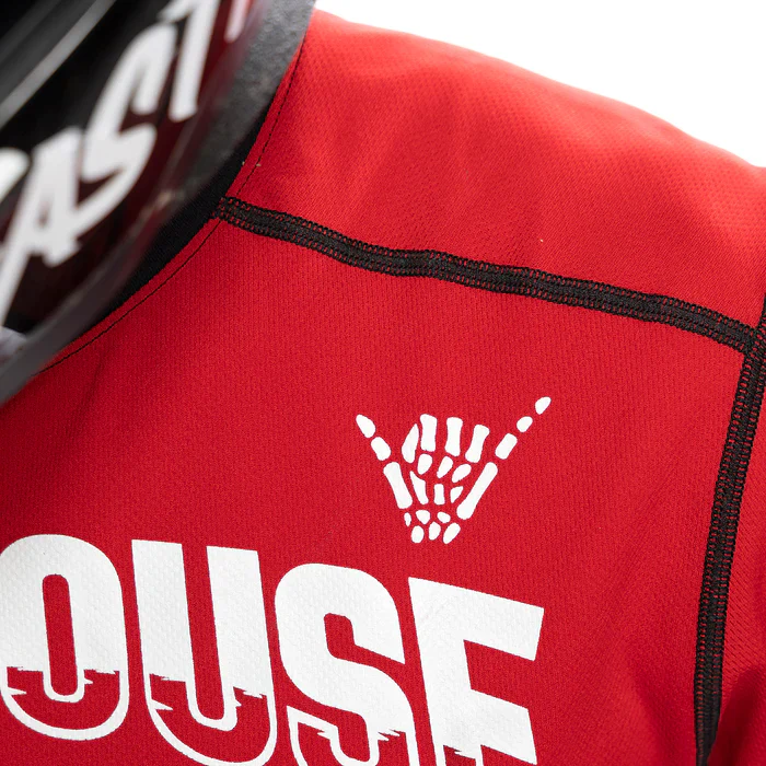 Fasthouse USA Grindhouse Subside Jersey - Youth - Red - Image 4