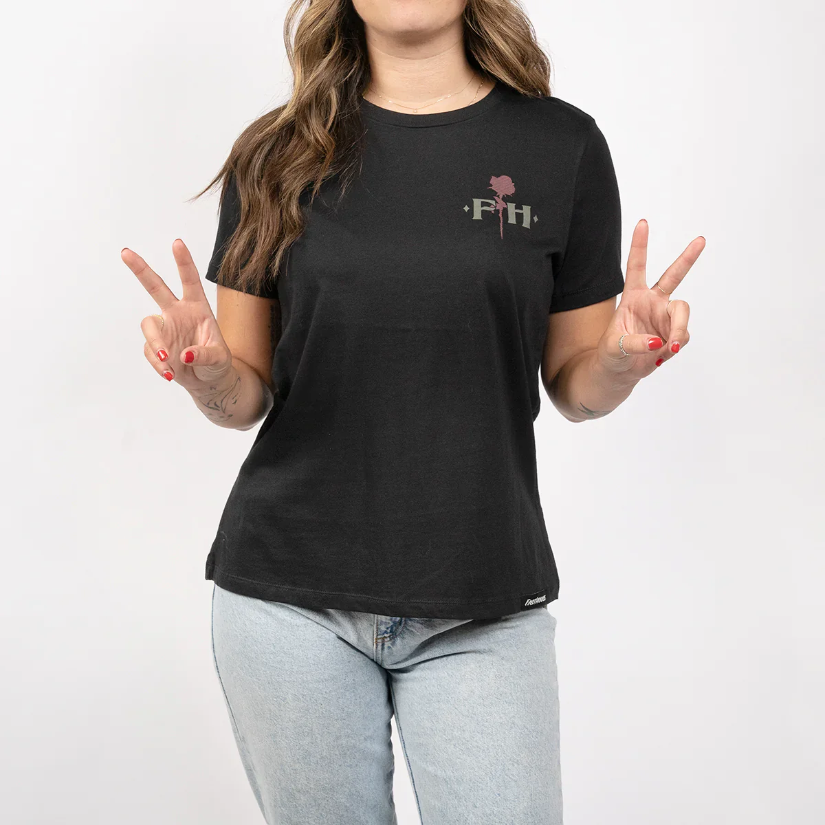 Fasthouse Vision Tee - Womens - Black - Image 2
