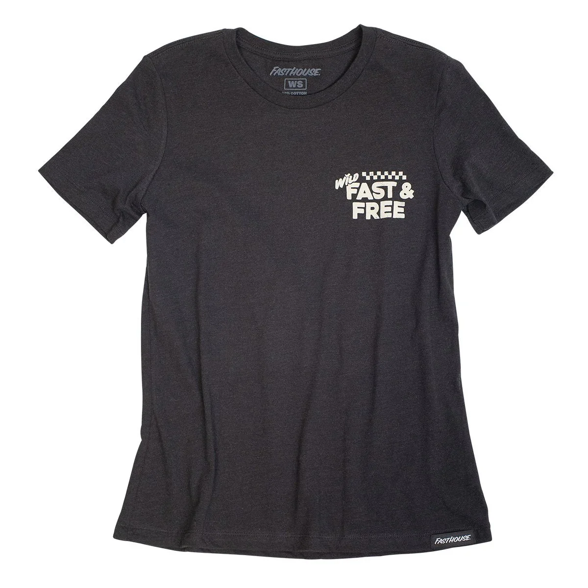 Fasthouse Wild One Tee - Womens - Heather Black - Image 2
