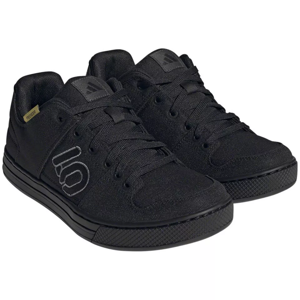 Five Ten Freerider Canvas Flat Pedal Shoe - Core Black-Dgh Solid Gray-Gray Five - Image 2