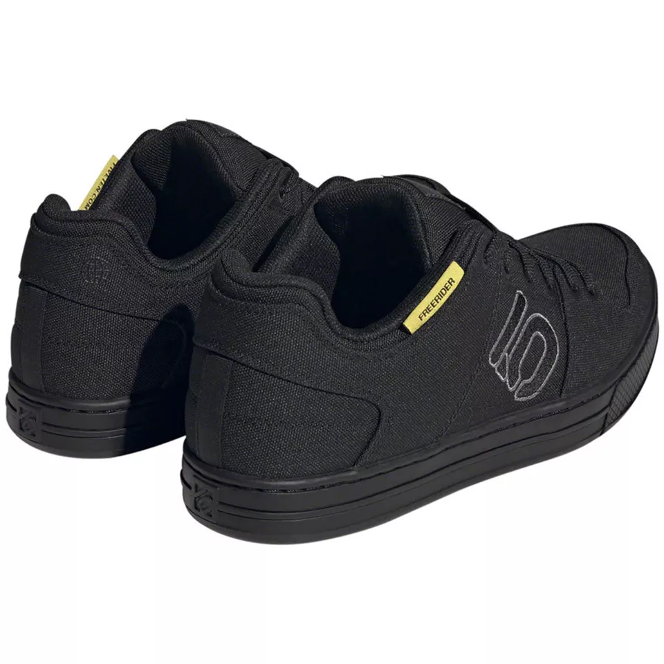 Five Ten Freerider Canvas Flat Pedal Shoe - Core Black-Dgh Solid Gray-Gray Five - Image 3