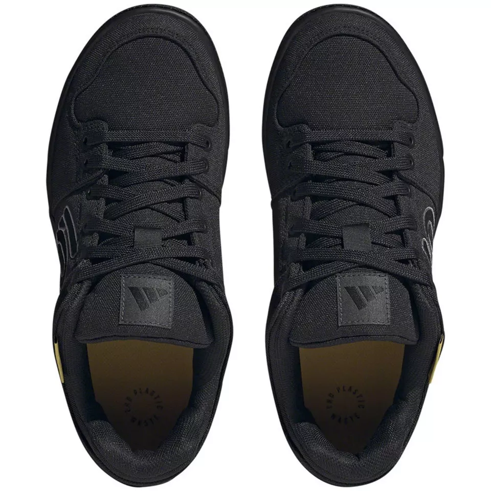 Five Ten Freerider Canvas Flat Pedal Shoe - Core Black-Dgh Solid Gray-Gray Five - Image 4