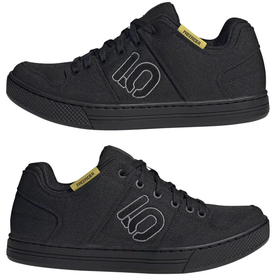 Five Ten Freerider Canvas Flat Pedal Shoe - Core Black-Dgh Solid Gray-Gray Five - Image 5