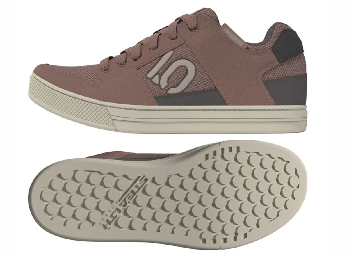 Five Ten Freerider Flat Pedal Shoe - Womens - Warm Clay-Wonder Taupe-Charcoal - Image 2