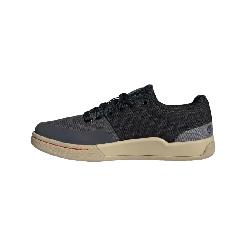 Five Ten Freerider Pro Canvas Flat Pedal Shoe - Womens - Gray Six-Gray Four-Impact Orange - Image 2