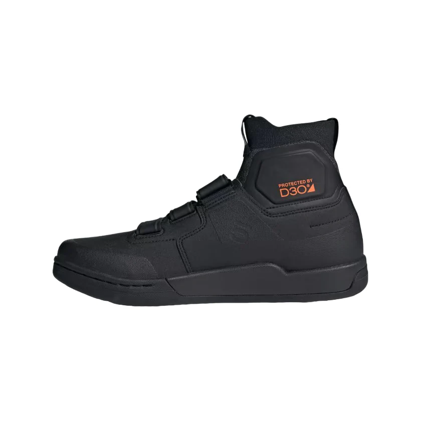 Five Ten Freerider Pro Mid VCS Flat Pedal Shoe - Core Black-Solar Red-Gray Three - Image 2