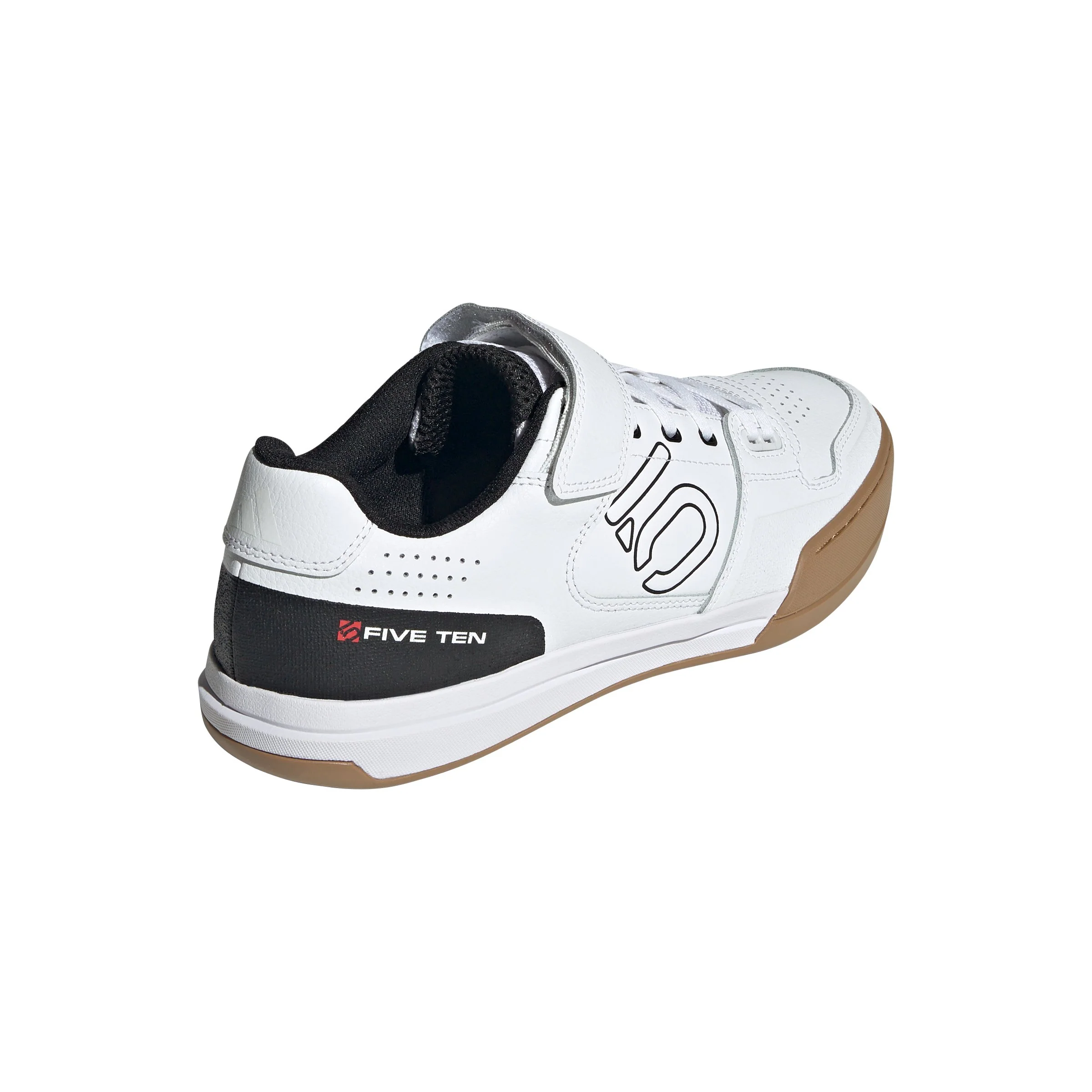 Five Ten Hellcat Clipless MTB Shoe - Ftwr White-Core Black-Red - Image 10