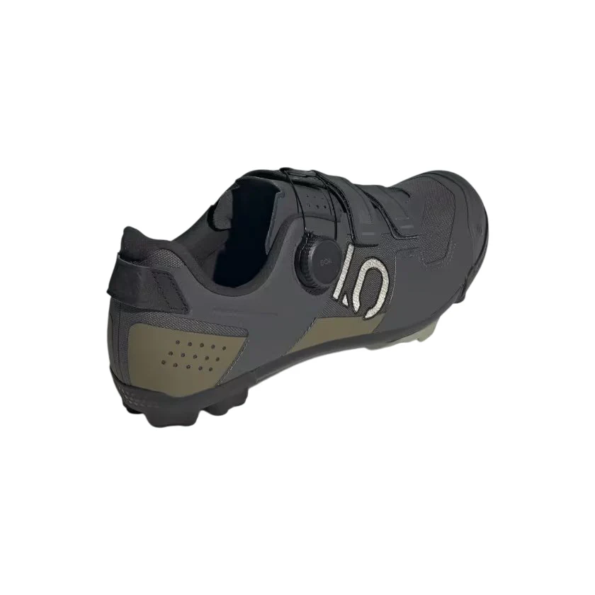 Five Ten Kestrel BOA Clipless MTB Shoe - Gray Six-Silver Pebble-Olive Strata - Image 3