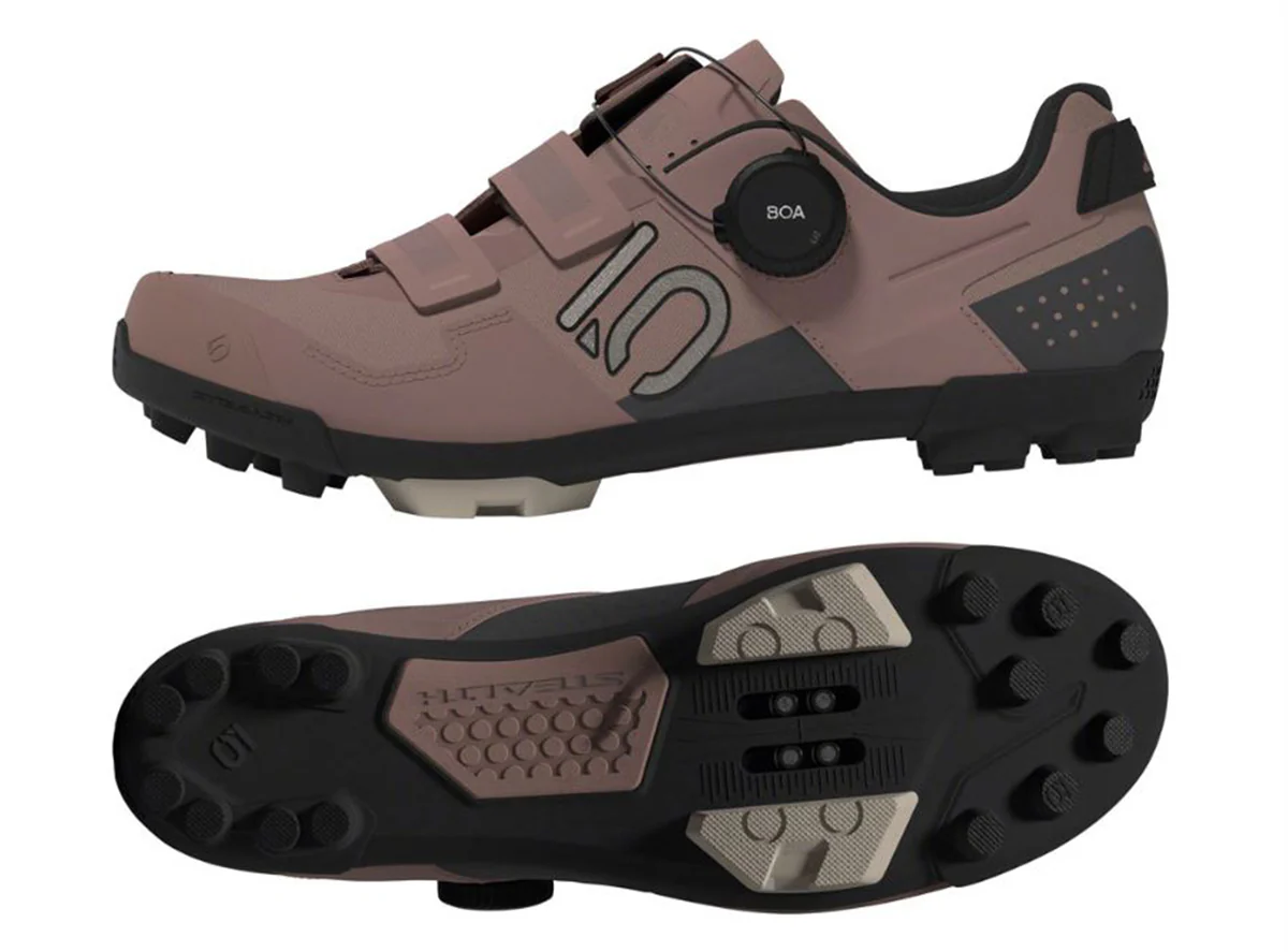 Five Ten Kestrel BOA Clipless MTB Shoe - Womens - Warm Clay-Wonder Taupe-Core Black - Image 2