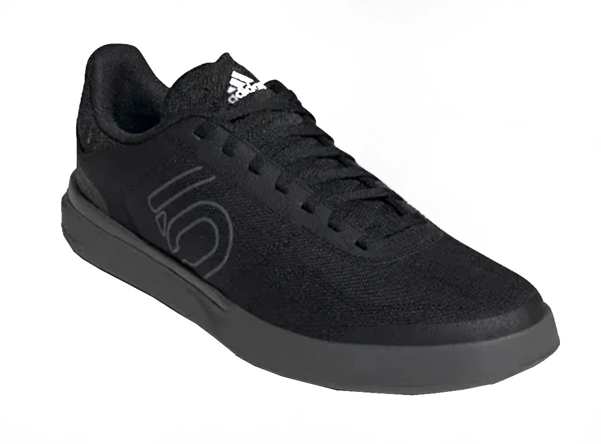 Five Ten Sleuth DLX Canvas Flat Pedal Shoe - Core Black-Gray Five-White - 2022 - Image 2