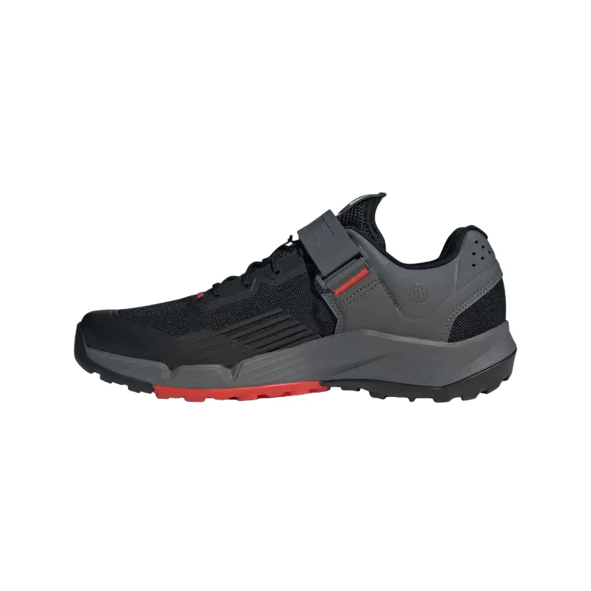 Five Ten Trailcross Clip-In MTB Shoe - Core Black-Gray Three-Red - Image 2