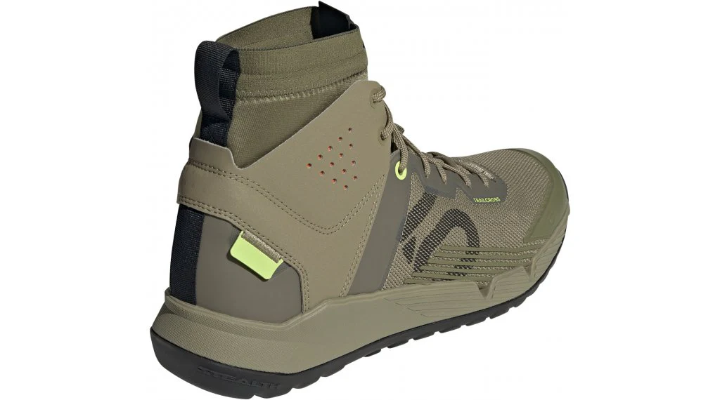 Five Ten Trailcross Mid Pro MTB Shoe - Orbit Green-Core Black-Pulse Lime - Image 4