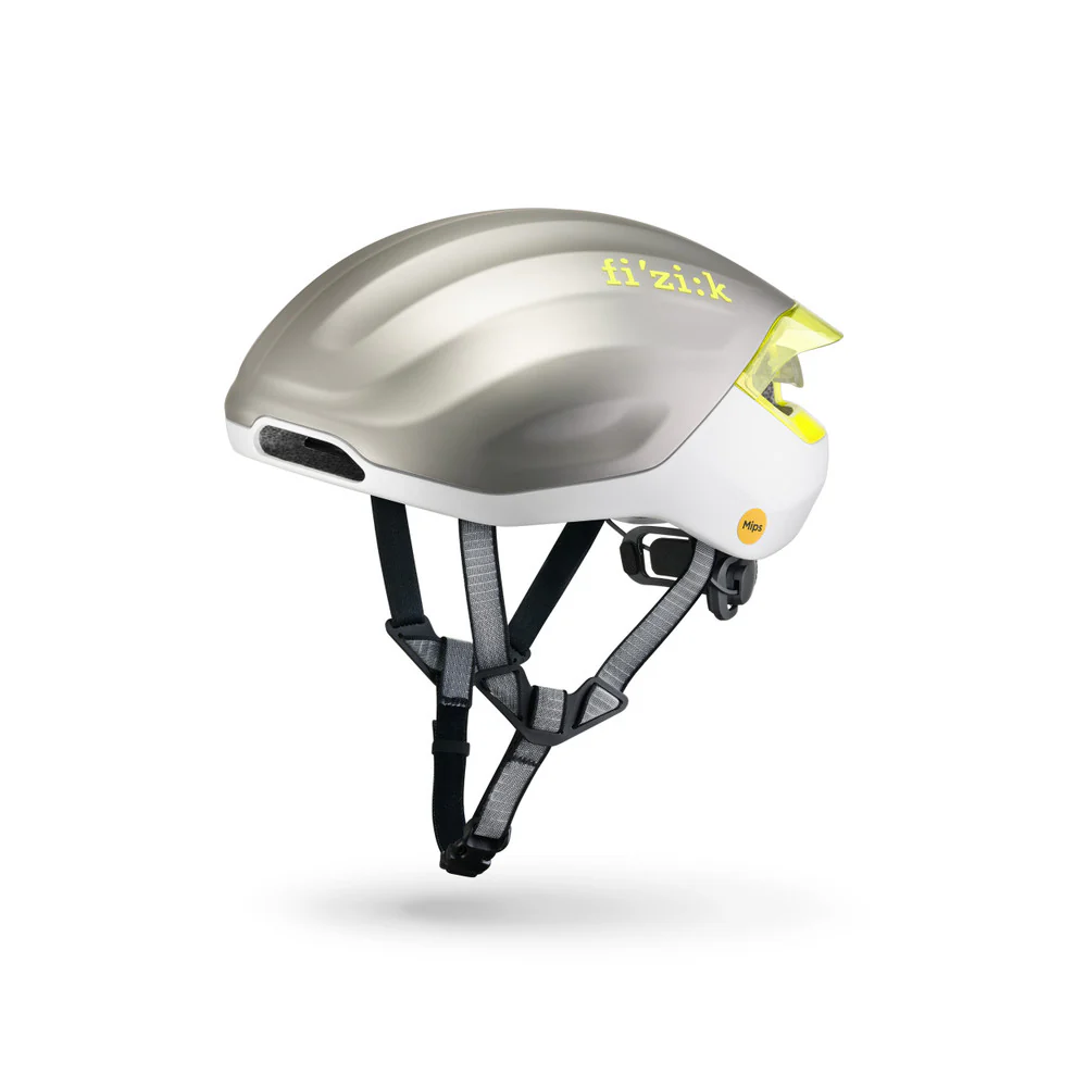 Fizik Kudo Road Aero Helmet with Light - Silver - Image 3