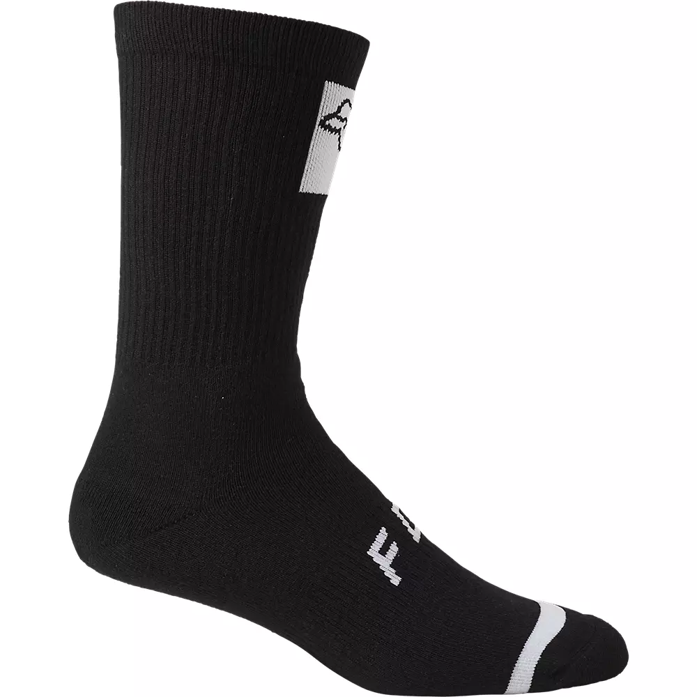 Fox Racing 8" Defend Crew Sock - Black