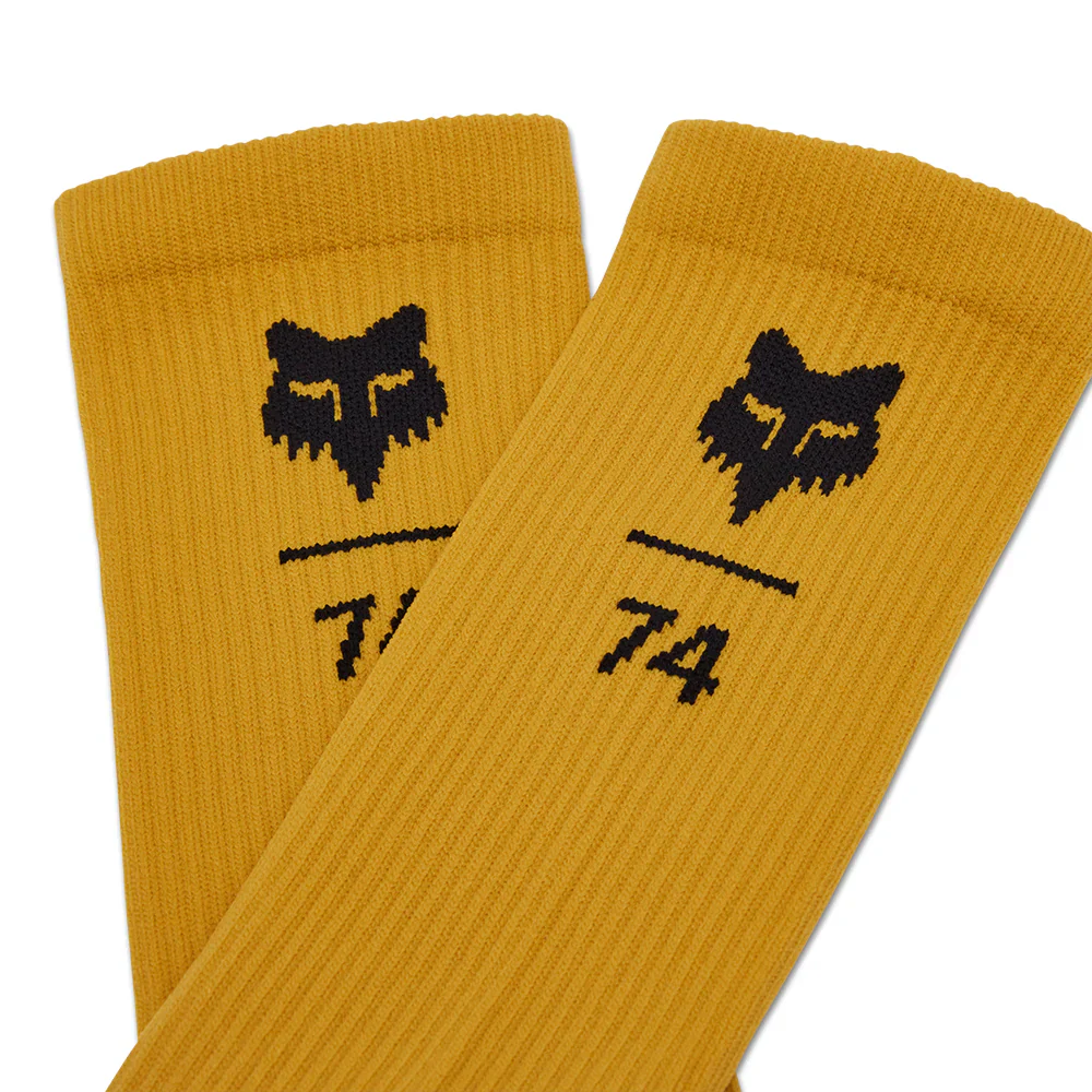 Fox Racing 8" Ranger Sock - Fox 74 - Mustard - Image 2