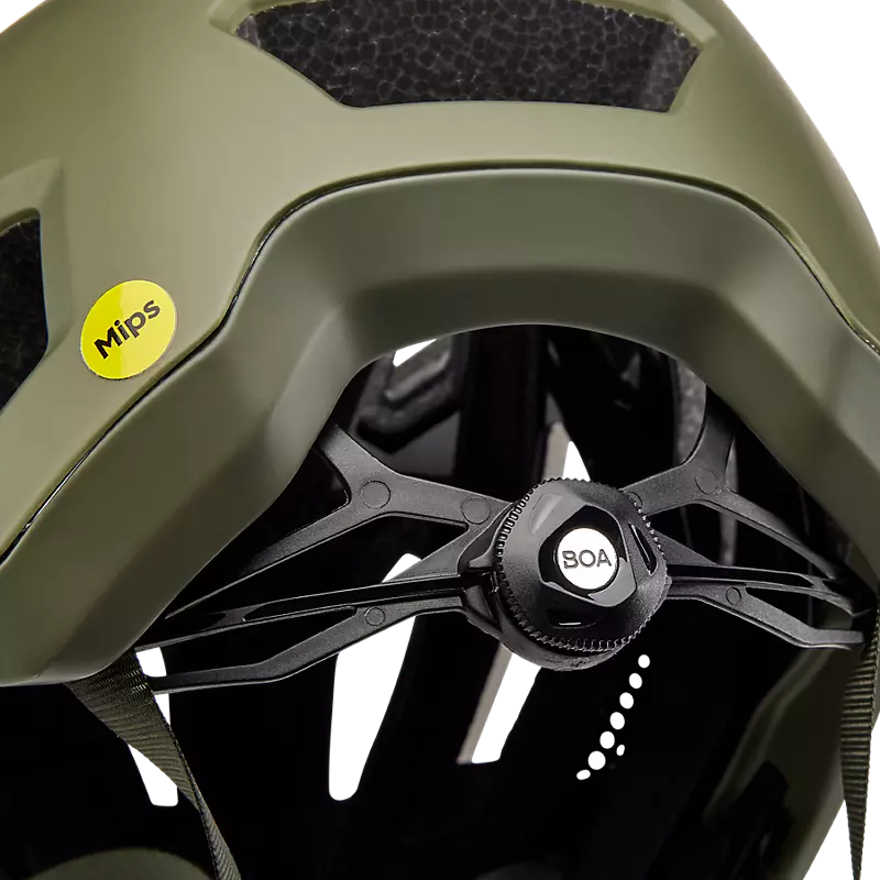 Fox Racing Crossframe Pro MTB Helmet - Olive Green - Image 6