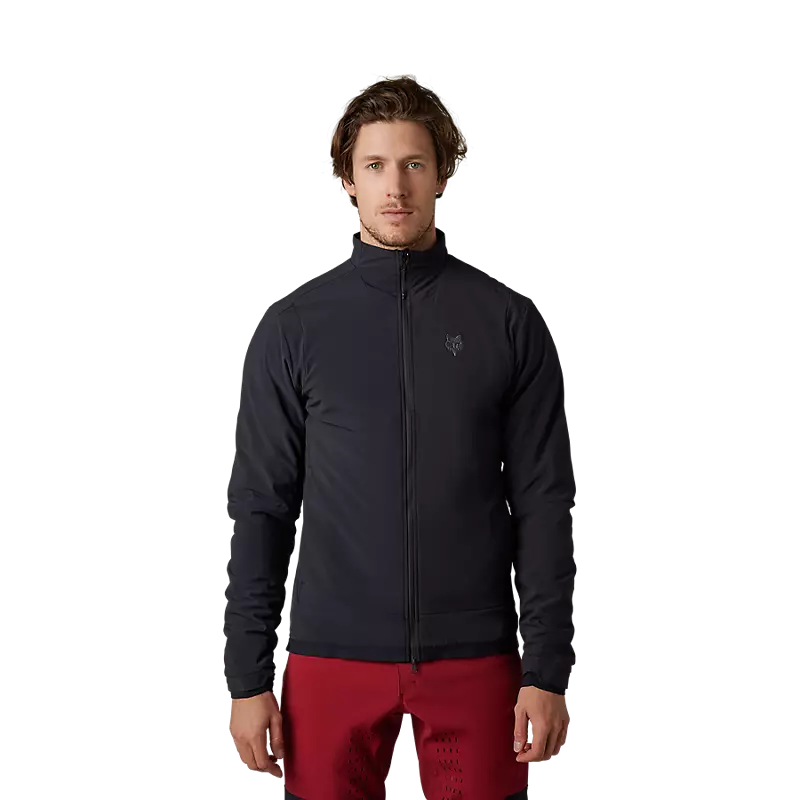 Fox Racing Defend Fire Alpha Cycling Jacket - Black - Image 2