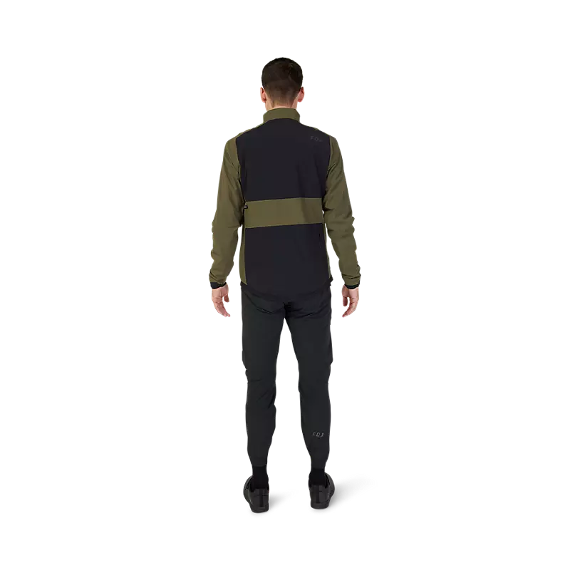 Fox Racing Defend Fire Alpha Cycling Jacket - Olive Green - Image 3
