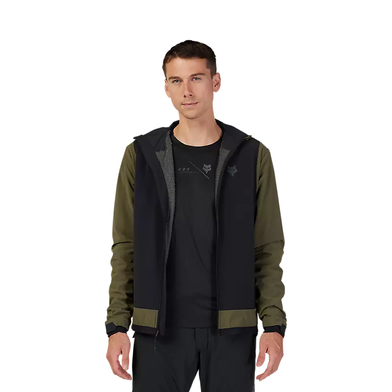 Fox Racing Defend Fire Alpha Cycling Jacket - Olive Green - Image 9