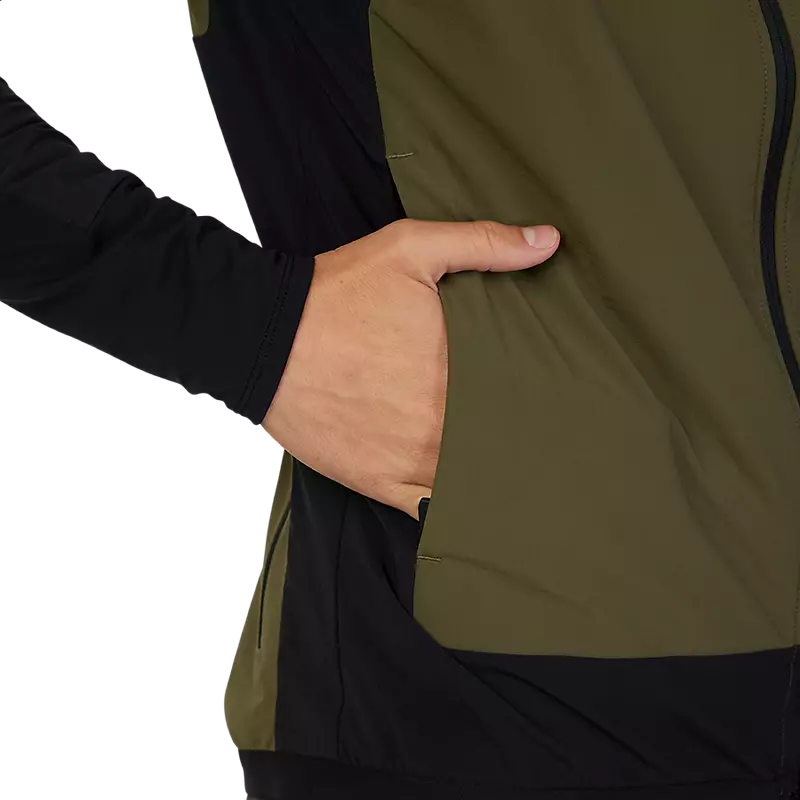 Fox Racing Defend Fire Alpha Cycling Vest - Olive Green - Image 4
